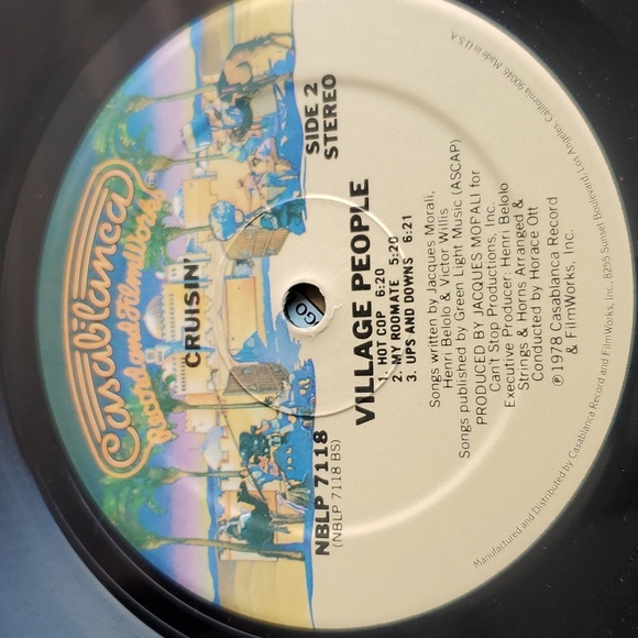 Village People Cruisin' 1978 Original Vinyl Album YMCA - Picture 4 of 10